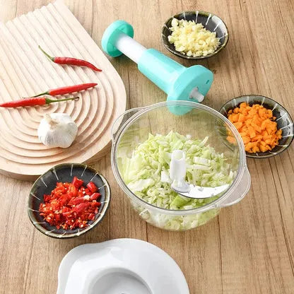 Hand Press Manual Food Chopper