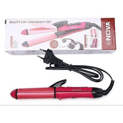 Nova 2-in-1 Hair Straightener & Curler