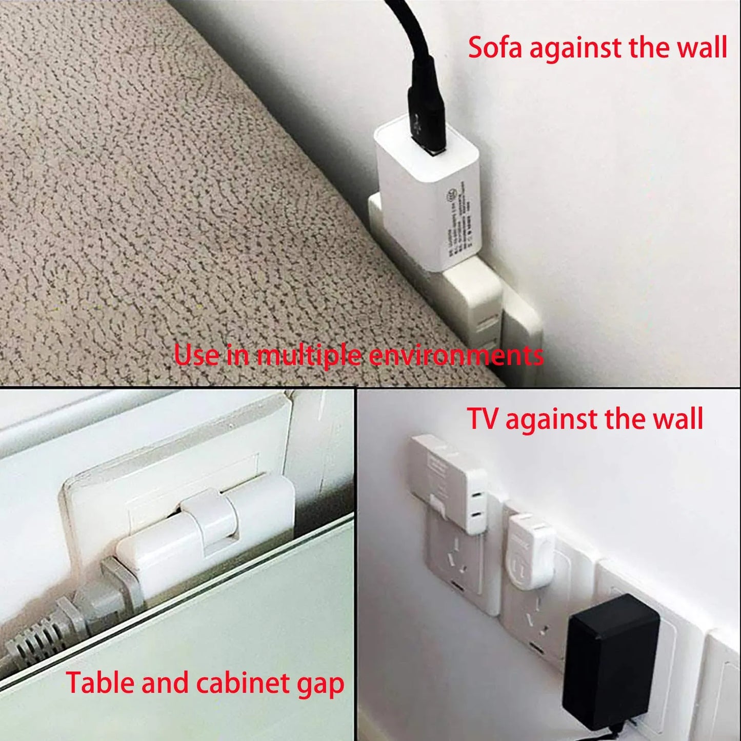 3-in-1 Rotating Wall Socket 1 piece