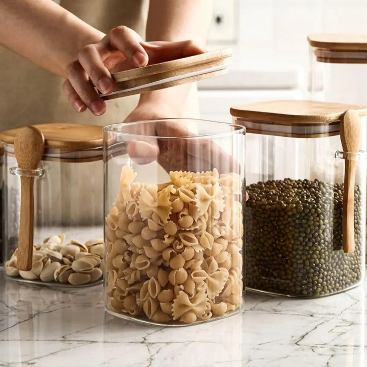 Airtight 800ml Glass Jar (1 piece)