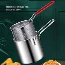 Deep Frying Pot with Strainer