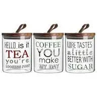 3-Piece Airtight Glass Storage Jars