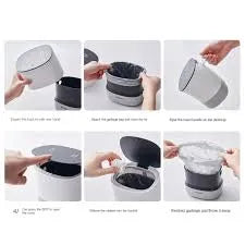 Eco-Friendly Mini Trash Can for Desk