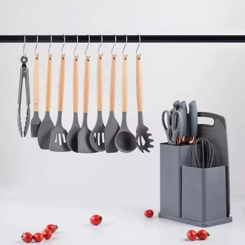 Non-Stick Silicone Kitchen Utensil Set
