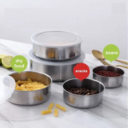5-Piece Stainless Steel Bowl Set