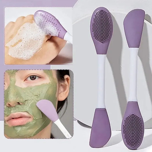 1 piece - Silicone Double Head Mask Brush