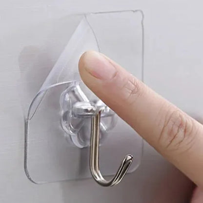 Pack of 10 strong adhesive hooks