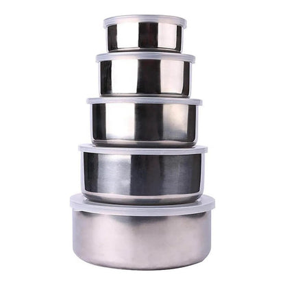 5-Piece Stainless Steel Bowl Set