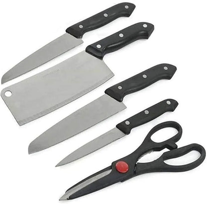 Knife Set with Plastic Cutting Board