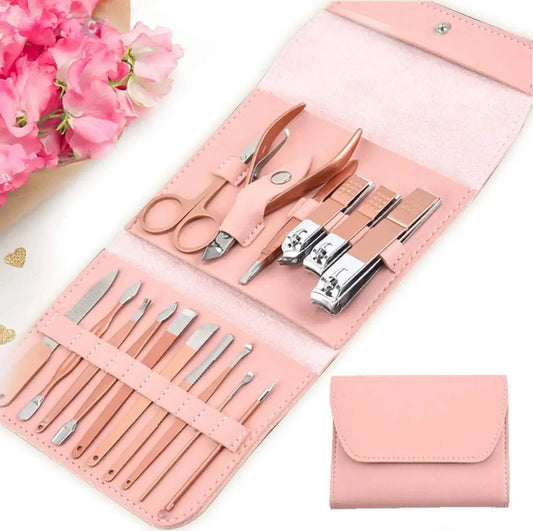 16-in-1 Nail Care Kit – Hyper Sharp Stainless Steel Tools