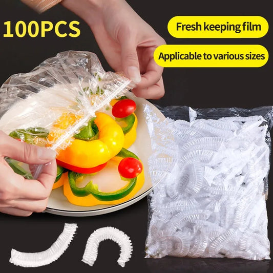 Disposable Food Covers, 100 Pcs