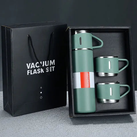 Stainless Steel Vacuum Flask Set – 500ml