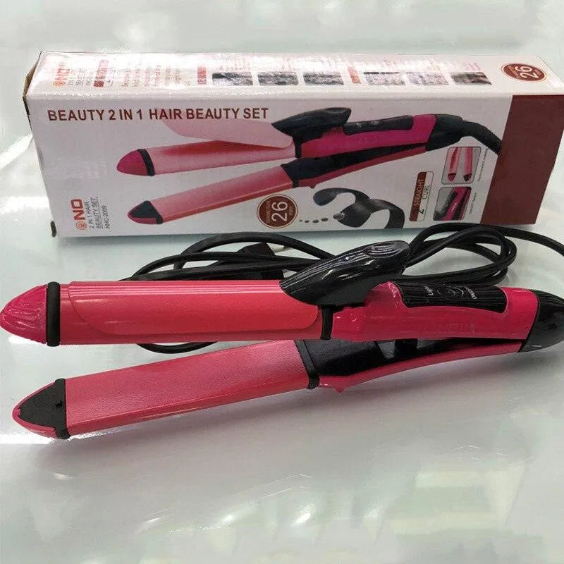 Nova 2-in-1 Hair Straightener & Curler