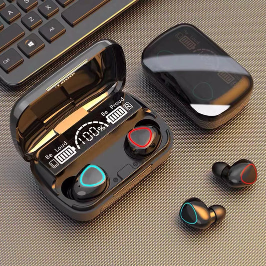 M10 Wireless Earbuds – Power Bank Case & Smart Touch Control