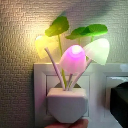 LED Night Light Mushroom Lamp