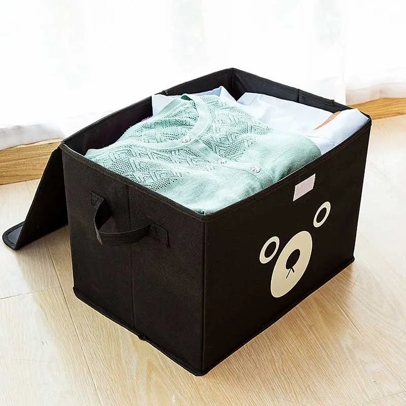 Cartoon Panda Printed Foldable Storage Box 1 piece