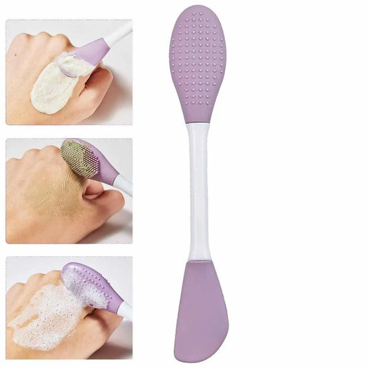 1 piece - Silicone Double Head Mask Brush