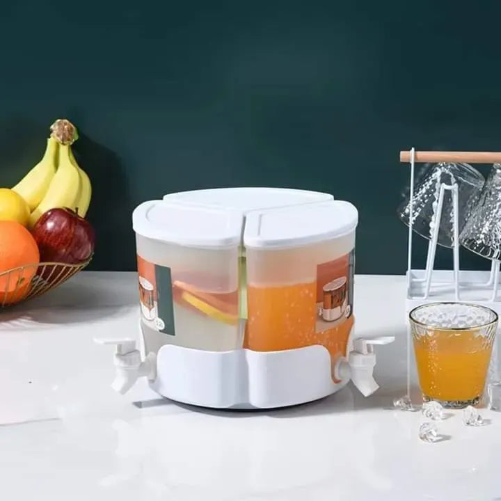 3-Compartment Rotating Drink Dispenser