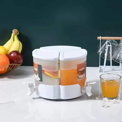 3-Compartment Rotating Drink Dispenser