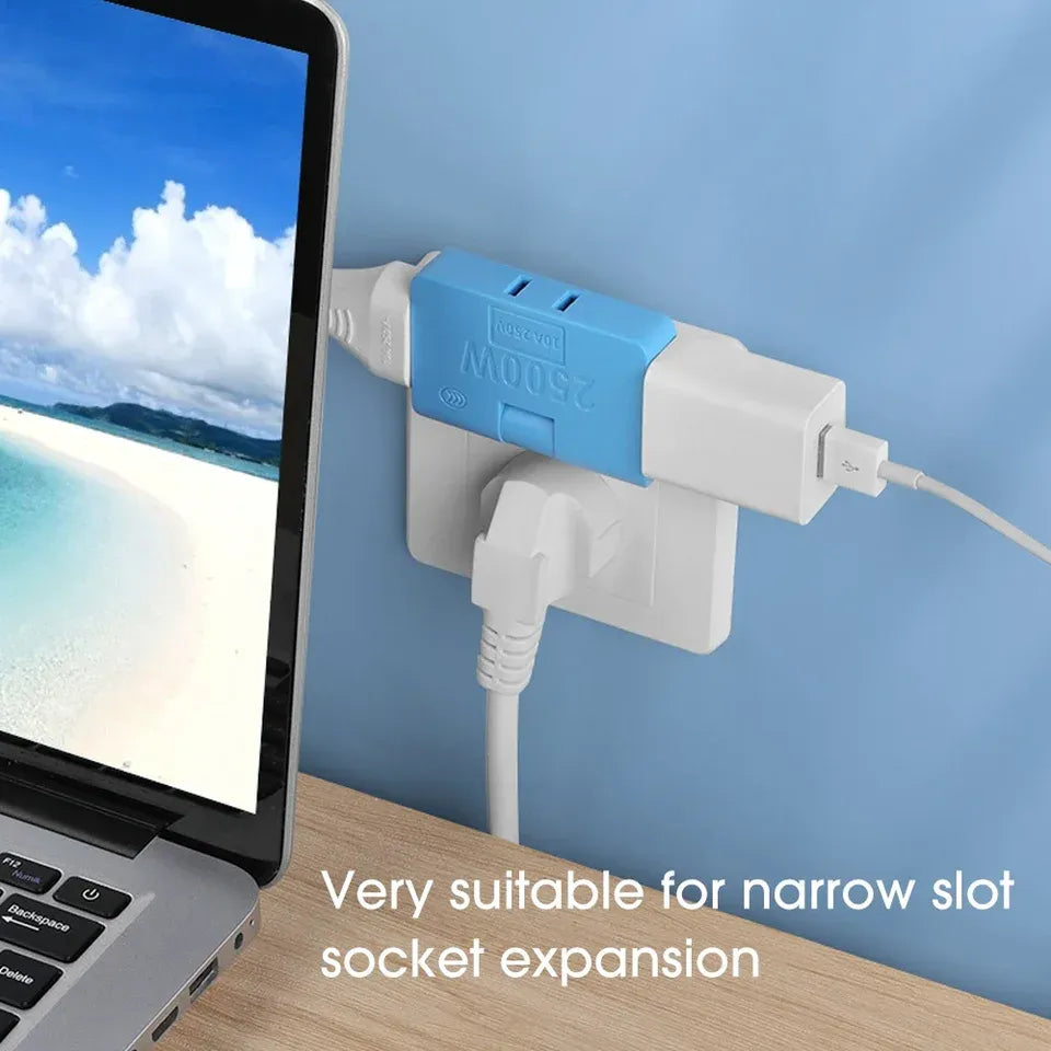 3-in-1 Rotating Wall Socket 1 piece