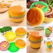 Burger-Shaped Kids Lunch Box