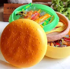 Burger-Shaped Kids Lunch Box