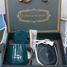 Ceramic Mug with Electric Heating Pad