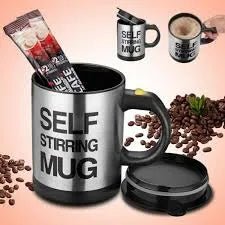 Self-Stirring Coffee Mug (Cell Operated)