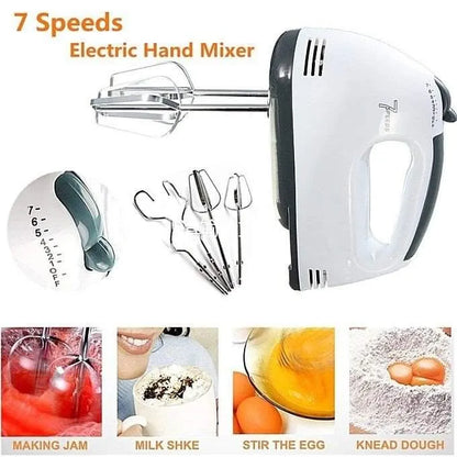 7-Speed Hand Beater Mixer