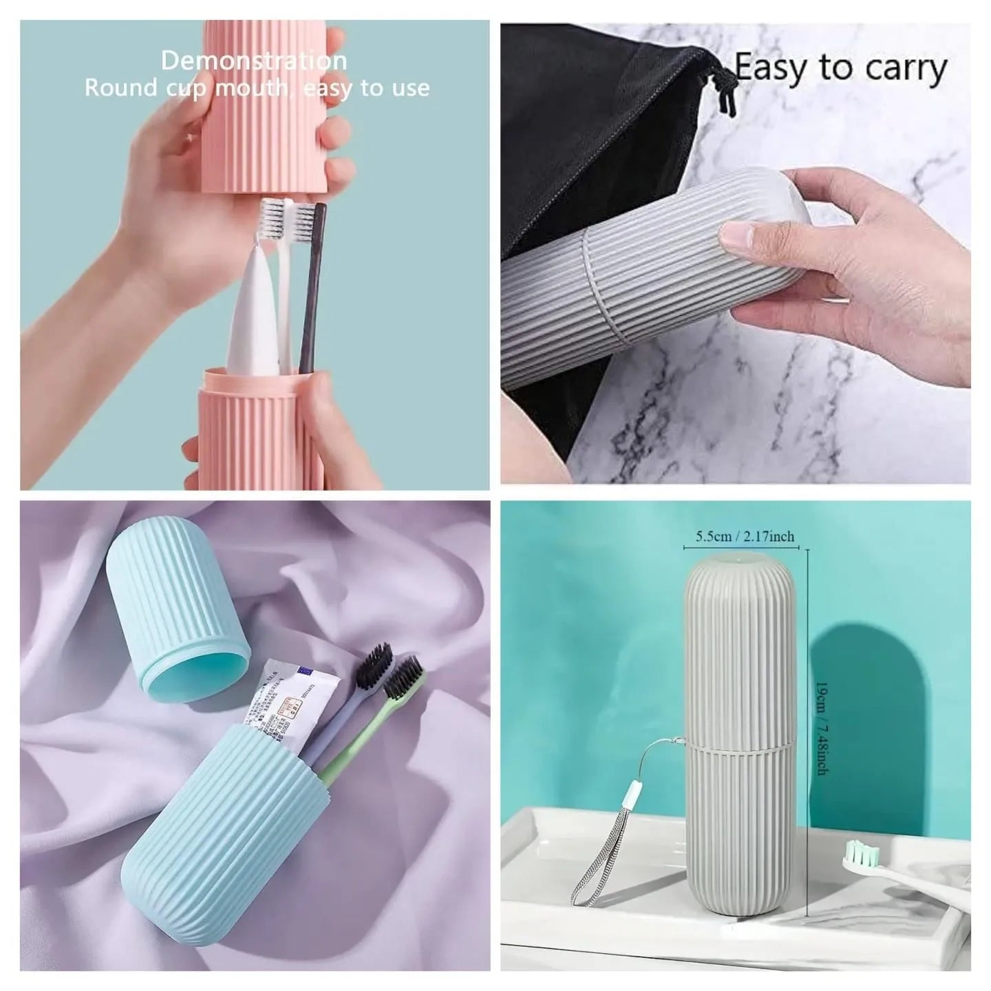 Travel Portable Toothbrush Case