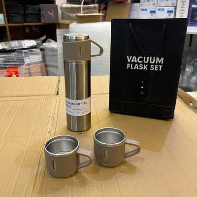 Stainless Steel Vacuum Flask Set – 500ml