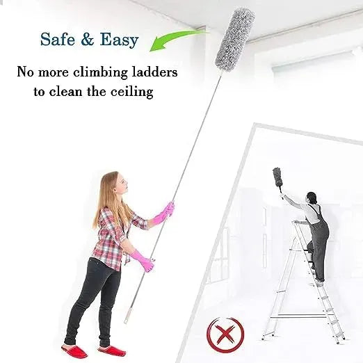 Flexible Mop/Duster with Long Handle