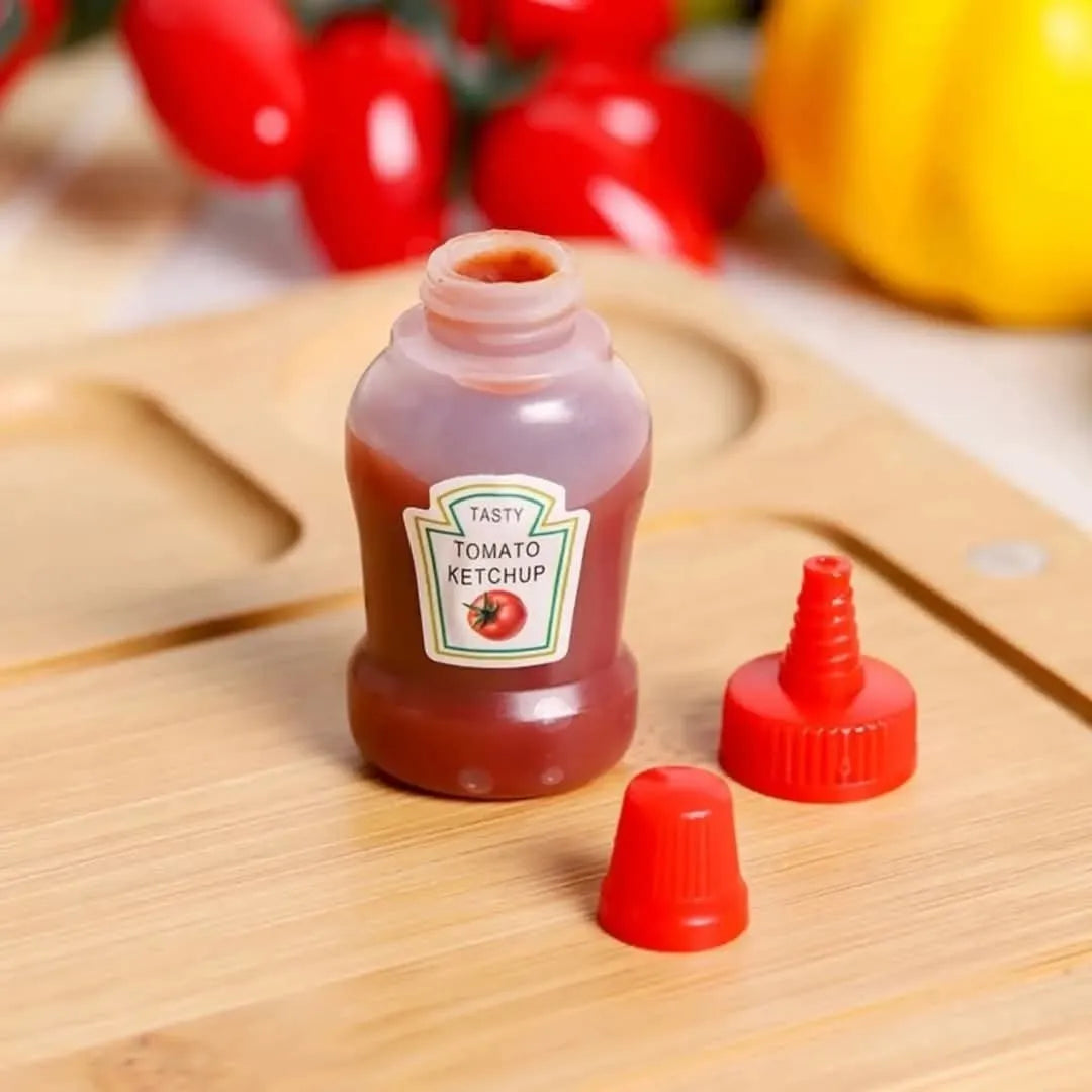 2PCS Mini Ketchup Squeeze Bottles