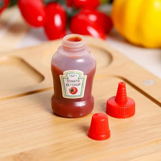 2PCS Mini Ketchup Squeeze Bottles