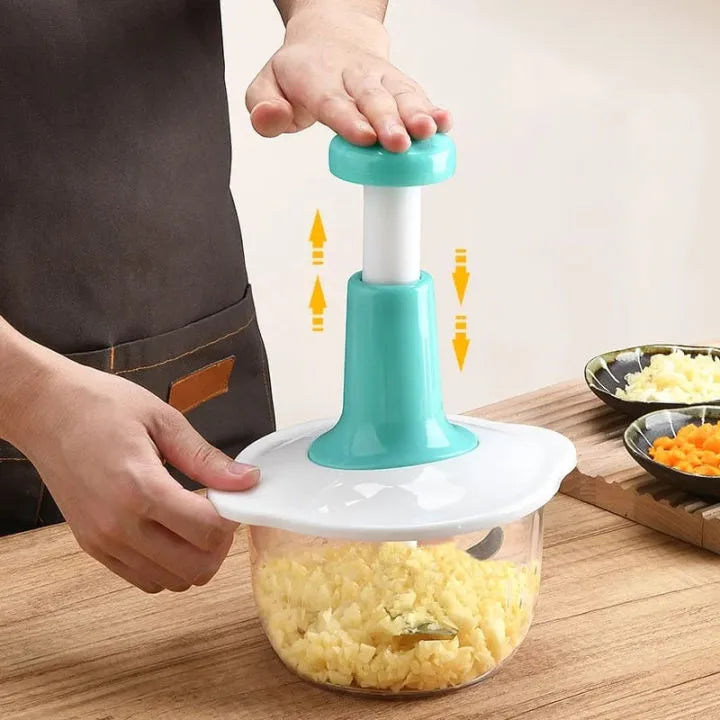 Hand Press Manual Food Chopper