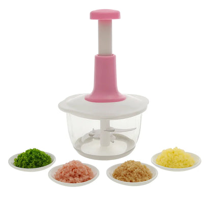 Hand Press Manual Food Chopper