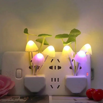 LED Night Light Mushroom Lamp