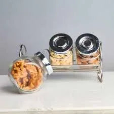 3-Pc Jar Set with Stand