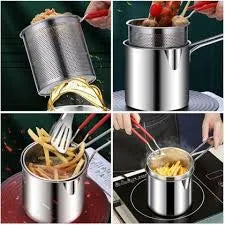 Deep Frying Pot with Strainer