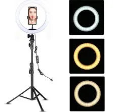 26 cm Ring Light & Phone Holder