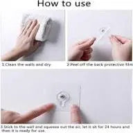 Self-Adhesive Screw Hook (10 pcs)