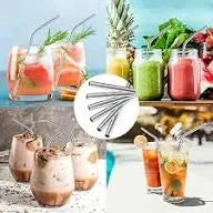 5-Piece Stainless Steel Straw Set