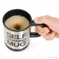 Self-Stirring Coffee Mug (Cell Operated)