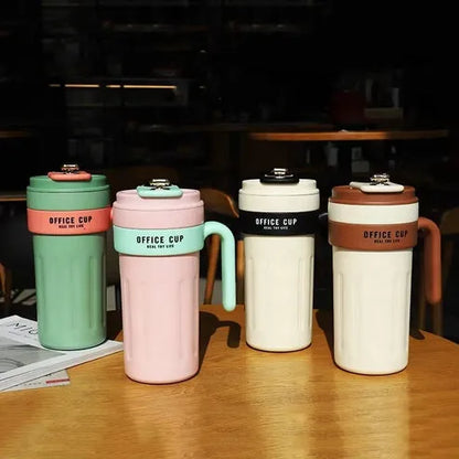 Stainless Steel Coffee Mug – Temperature Display