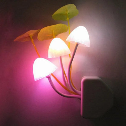 LED Night Light Mushroom Lamp