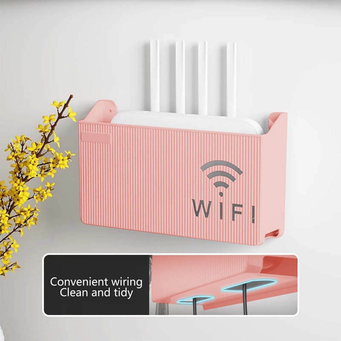 Wall-Mount WiFi Router Stand